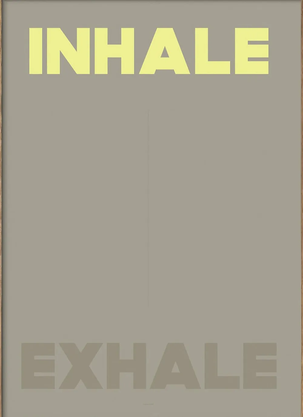 Poster & Frame Plakater & Rammer<A Love Story by Anne Mark Møller - Inhale Exhale Flerfarvet