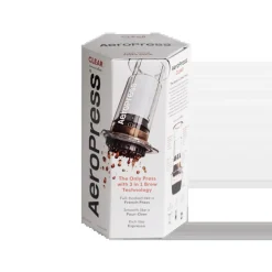 Aeropress Kaffe & Te<Clear Coffee Press