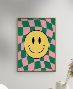 Poster & Frame Plakater & Rammer<Affordable Art Prints x Kintsugi99 - Checkered Bliss Flerfarvet
