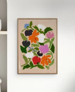 Poster & Frame Plakater & Rammer<Affordable Art Prints x Megan Galante - Vibrant Floral Abstract Flower Flerfarvet