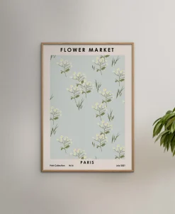 Poster & Frame Plakater & Rammer<Affordable Art Prints x NKTN - Flower Market Paris Flerfarvet