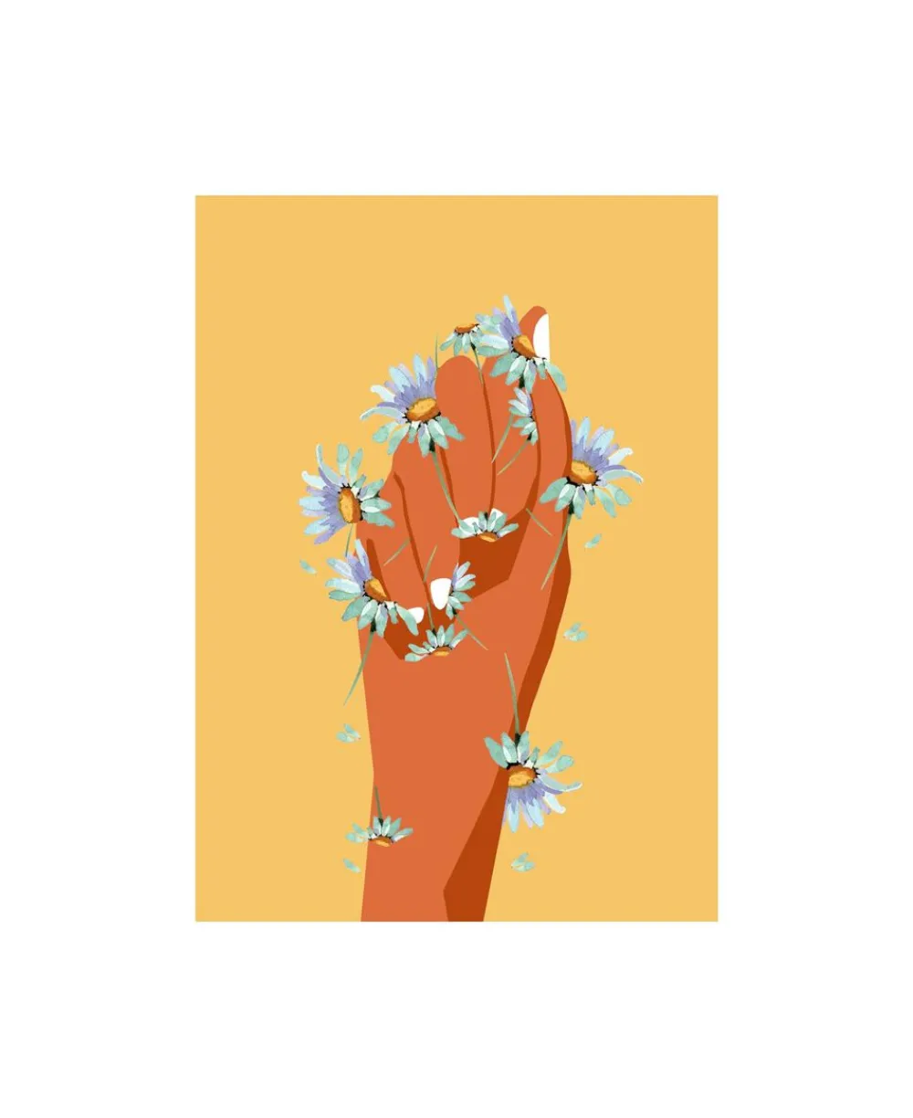 Poster & Frame Plakater & Rammer<Affordable Art Prints x Sannel Larson - Flower Fist Flerfarvet