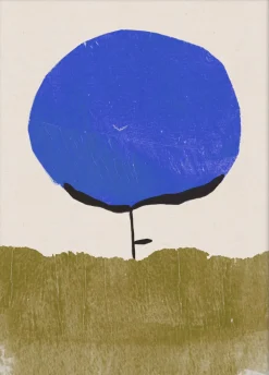 Poster & Frame Plakater & Rammer<Alisa Galitsyna - Blue Flower Flerfarvet
