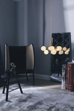 Nuura Pendler<Apiales 9, brushed brass / opal