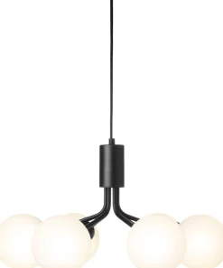 Nuura Pendler<Apiales 6, satin black / opal