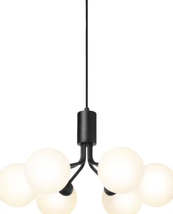 Nuura Pendler<Apiales 6, satin black / opal