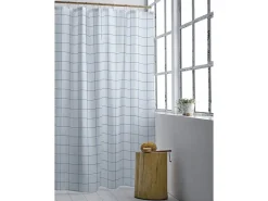 Södahl Badeforhæng<Badeforhæng 180x220 Vista Linen blue