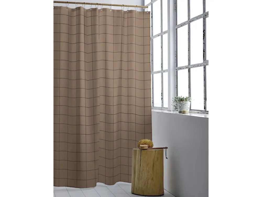 Södahl Badeforhæng<Badeforhæng 180x200 Vista Warm Taupe