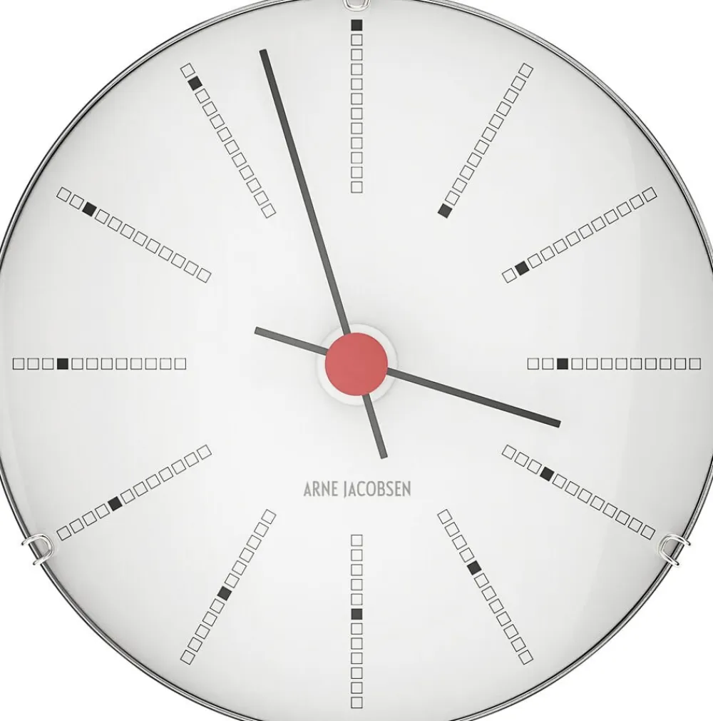 Arne Jacobsen Clocks Ure & Vejrstationer<Bankers Vægur, Ø 12 cm