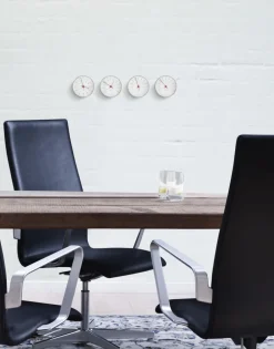 Arne Jacobsen Clocks Ure & Vejrstationer<Bankers Vægur, Ø 12 cm