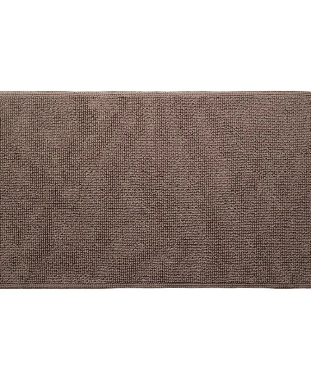 Magasin du Nord Collection Bademåtter<Bathmat stonewashed 50x80cm taupe grey GOTS