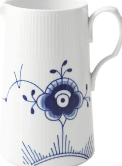 Royal Copenhagen Karafler & Kander<Blå Mega Riflet 1,6 l. kande