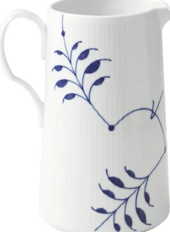 Royal Copenhagen Karafler & Kander<Blå Mega Riflet 1,6 l. kande