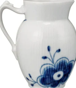 Royal Copenhagen Karafler & Kander<Blå Mega Riflet 0,38 l kande
