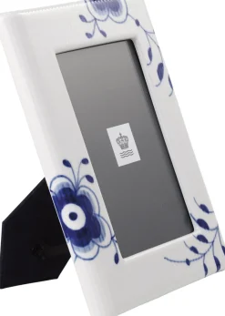 Royal Copenhagen Plakater & Rammer<Blå Mega Riflet Billedramme, 16,5x21 cm