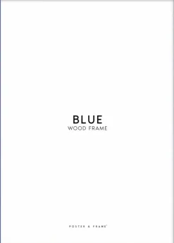Poster & Frame Plakater & Rammer<Wood Blue
