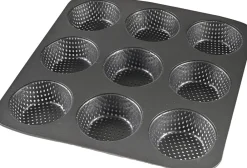 Blomsterberg Bageartikler<Bolleform 32x30x3,2cm carbon stål