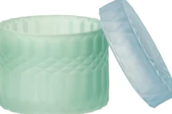 AU Maison Opbevaring<Bonbonniere, smaragd/blå, 8,5xø9 cm