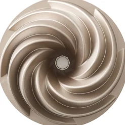 Blomsterberg Bageartikler<Bundt-kageform Swirl 24 x 9 cm Rose gold