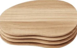 Ferm Living Køkkenartikler<Cairn Butter Boards - Set of 4 - Oak