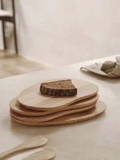 Ferm Living Køkkenartikler<Cairn Butter Boards - Set of 4 - Oak
