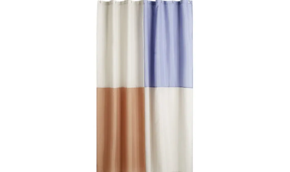 Hay Badeforhæng<Check Shower Curtain-Blue