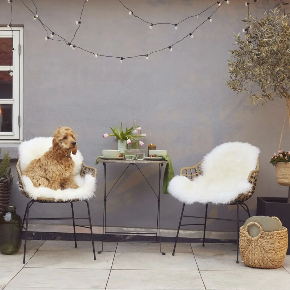 NATURES Collection Skind<90cm-up New Zealand Sheepskin, Long Wool Ivory 95x60