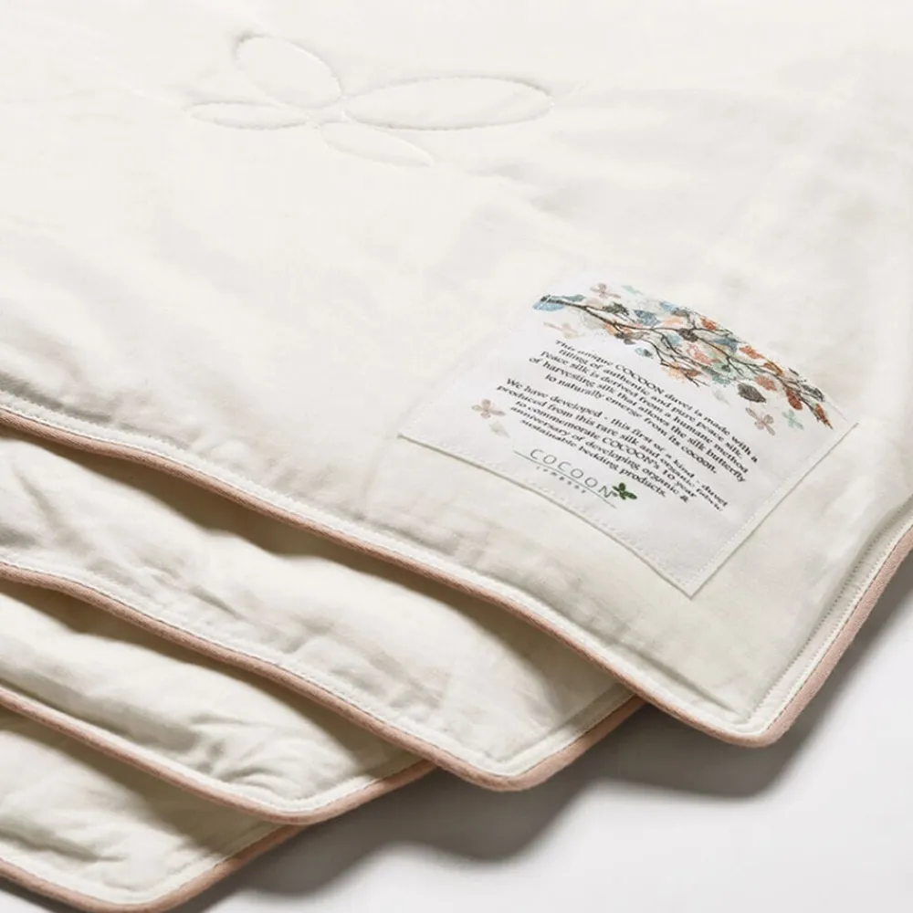 Cocoon Company Dyner<COCOON silkedyne, Mulberry Peace Silk - 140x200 cm