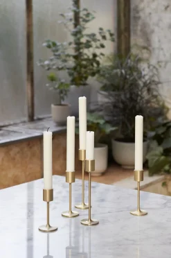 &Tradition Lys & Lysestager<Collect Candleholder SC59, Brass. H18cm.