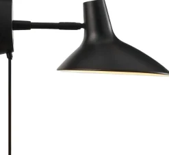DFTP Væglamper<DARCI SHORT WALL E14 BLACK
