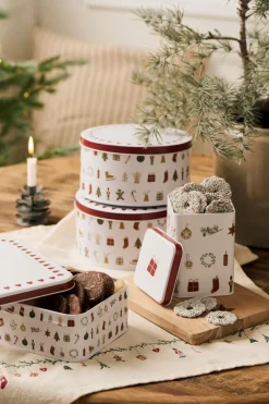 Ib Laursen Opbevaring<Dåse m/juleikoner My Nostalgic Christmas