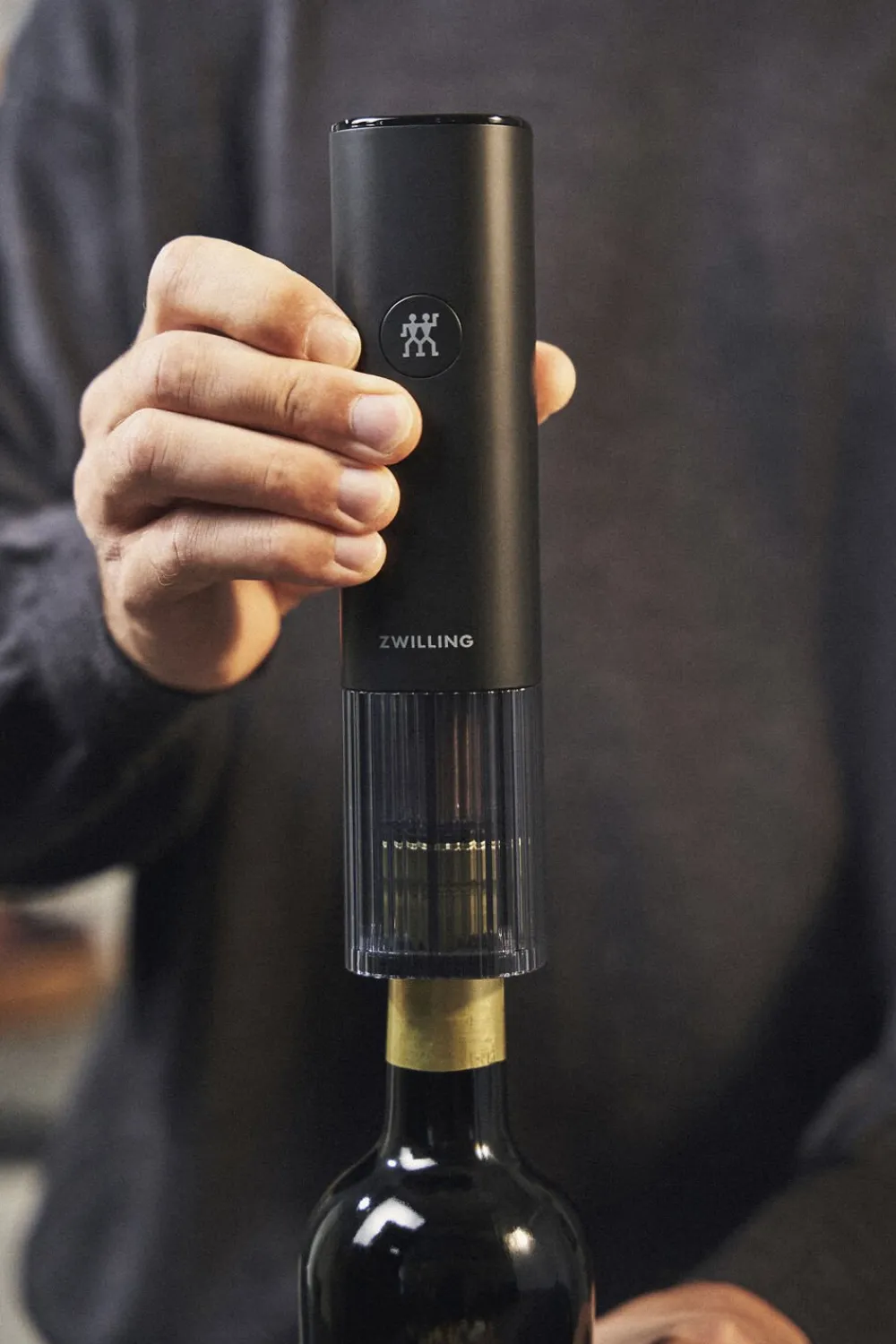 Zwilling Bar & Vin<Enfinigy Elektrisk vinåbner Sort