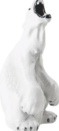 Royal Copenhagen Figurer & Skulpturer<Figurine Isbjørn, brølende 33,5 cm