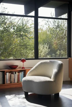 &Tradition Bordlamper|Trådløse Lamper<Flowerpot Portable Lamp VP9, Magnetic Charger Vermilion red