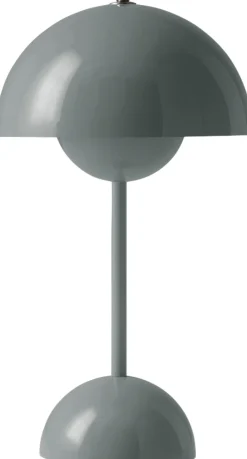 &Tradition Bordlamper|Trådløse Lamper<Flowerpot Portable Lamp VP9, Magnetic Charger Stone