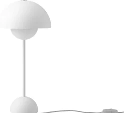 &Tradition Bordlamper<Flowerpot VP3, Table Lamp Mat hvid