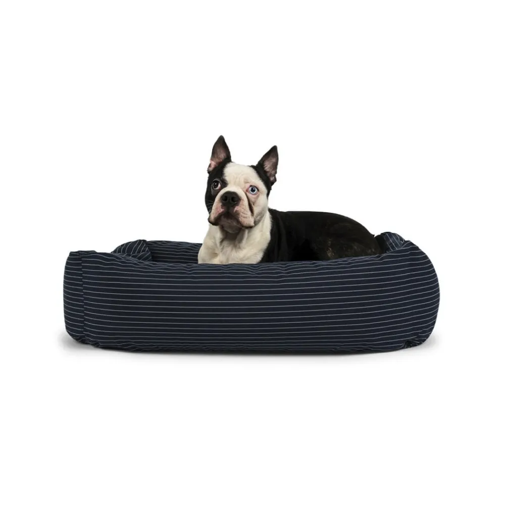 Fossflakes Puder|Til Boligens Kæledyr<Hundeseng Blue pinstripe