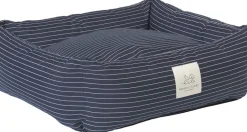 Fossflakes Til Boligens Kæledyr<Hundeseng Navy Pinstripe