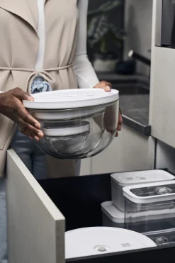 Zwilling Køkkenmaskiner<Fresh & Save BOWLS Vakuum skål sæt S/M/L / 6-dele, Glas, gen