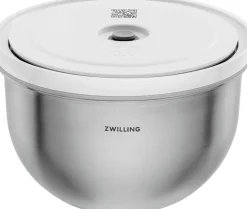 Zwilling Køkkenmaskiner<Fresh & Save BOWLS Vakuumskål M / 19 cm, Rustfrit stål, Sølv