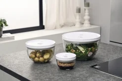 Zwilling Køkkenmaskiner<Fresh & Save BOWLS Vakuumskål L / 26 cm, Glas, Gennemsigtig