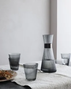 Rosendahl Karafler & Kander<GC Mouthblown Vandkaraffel 1,0 l smoke