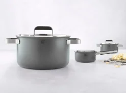Zwilling Gryder & Pander<Gryde- og pandesæt, 3-dele, 18/10 rustfrit stål