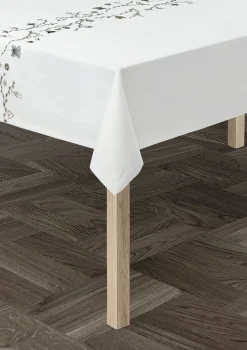 Kähler Tekstiler Til Borddækning|Juletekstiler<Hammershøi Christmas Dug 150x370 cm hvid m. deko