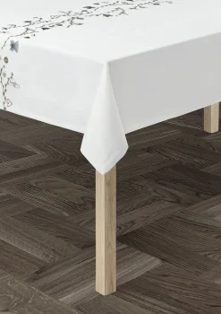 Kähler Tekstiler Til Borddækning|Juletekstiler<Hammershøi Christmas Dug 150x320 cm hvid m. deko