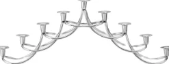 Georg Jensen Lys & Lysestager<HARMONY MENORAH STAINLESS STEEL