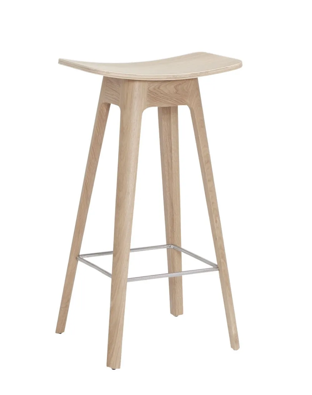 Andersen - Furniture Møbler<HC1 Oak white pigm. lacquer veneer seat
