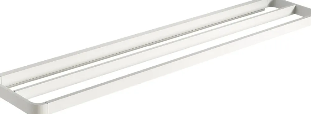 Zone Badeværelsestilbehør<Håndklædestang dobbelt Rim 70x12 White