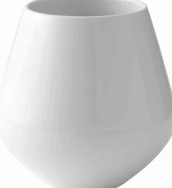 Royal Copenhagen Vaser & Urtepotteskjulere<Hvid Riflet 15 cm. vase - medium