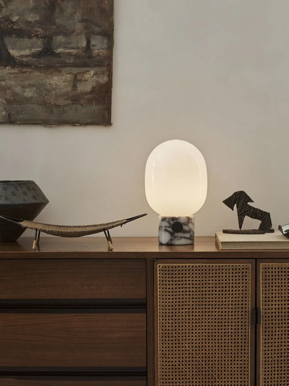 Audo Copenhagen Bordlamper<JWDA Table Lamp Large Calacatta bronzed